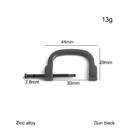 10/30/100PCS Inner:13mm 20mm 25mm 30mm Metal Shoulder Strap Buckle Detachable Screw Clasp For Handbag Belt Webbing Accessories