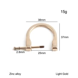 10/30/100PCS Inner:13mm 20mm 25mm 30mm Metal Shoulder Strap Buckle Detachable Screw Clasp For Handbag Belt Webbing Accessories
