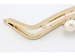 K688 Lovely Lotus Flower head Kiss Clasp 20CM Gold DIY Handmade Coin Purse Screw Square Metal Purse Frame