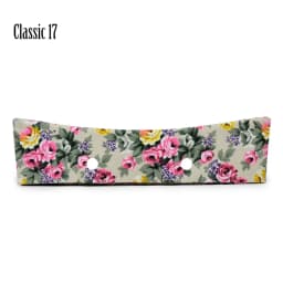 TANQU New Colorful Classic Floral Fabric Trim Cotton Fabric Decoration for Classic Big Obag Handbag O Bag Standard Body
