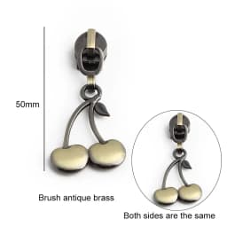 5/20/100PCS Summer Series 5# Nylon Multicolor Metal Zippers Puller Slider For Broken Buckle Purse Bags Dress Sewing Accessories