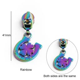 5/20/100PCS Summer Series 5# Nylon Multicolor Metal Zippers Puller Slider For Broken Buckle Purse Bags Dress Sewing Accessories
