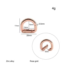 20/50/100PCS 13mm 16mm 19mm 25mm Metal Buckles Spring D Ring Keyring Clasps For Bags Shoulder Hanger Connect Hook Accessories