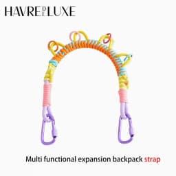 Multi Functional Backpack Extension Strap For Hiking Bag Modification Accessories, Decorative Hanging Rope, Buckle, Woven Rope