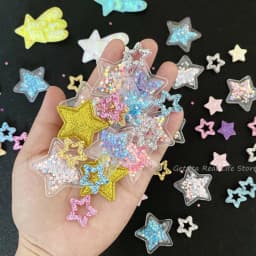 Italife Pink Shining Stars Ita Bag Accessories 4 Colors Kawaii Candy Color Stars Meteor Starry for Blue Itabag Decorations H324