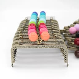 KISSDIY 10pcs 12.5CM Candy Ball Purse Frame Antique Bronze Square Shape Bag Kiss Clasp Lace Metal DIY Bag Accessories