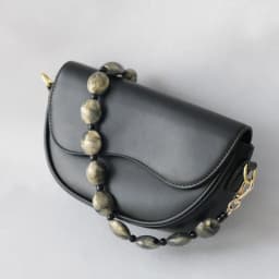 New Fashion Woman Bag Accessory Detachable Vintage Grey Bead Chain Acrylic Bag Rope Strap Women Handbag Shoulder Handle Chains