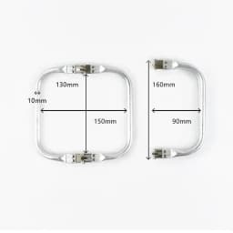 Deepeel 15-30cm Metal Internal Kiss Clasp Purse Frame Cloud Bag Rectangle Pipe Clamps Buckle DIY Handmade Bags Handles Accessory