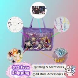 Italife Ita Bag Ornament Decoration Pink Blue Cartoon Color Hairball Chains Women Girl Itabag Accessories Backpacks Fillers H327