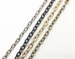 20pcs 120CM/47" Bags Chains Belt Hardware Handbag Accessory Metal Alloy Bag Chain Strap Parts Accessories Bronze Silver Black
