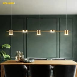 Modern Led Living Room Chandeliers Dining Table Ceiling Chandelier Kitchen Hanging Light Fixture Dimmable Indoor Lighting Lamp