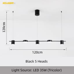 Modern Led Living Room Chandeliers Dining Table Ceiling Chandelier Kitchen Hanging Light Fixture Dimmable Indoor Lighting Lamp