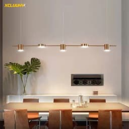 Modern Led Living Room Chandeliers Dining Table Ceiling Chandelier Kitchen Hanging Light Fixture Dimmable Indoor Lighting Lamp