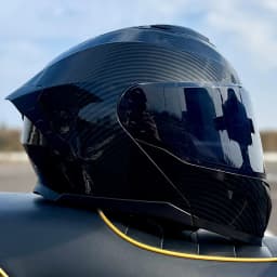 LVS-Flip Up Motorcycle Helmet Dual Visor Modular Full Face Helmet ECE Approved Street Racing Touring Crash Helmet