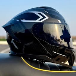 LVS-Flip Up Motorcycle Helmet Dual Visor Modular Full Face Helmet ECE Approved Street Racing Touring Crash Helmet