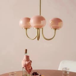Living Room Pendant Light Medieval Creative and Warm Master Bedroom Lamp French Cream Magic Bean Lamp