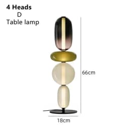 Nordic Colorful Glass Design Floor Lamp Glass Lampshade Table Light Standing Floor Light Bedroom Living Room Study Lighting