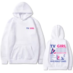 Best Famous TV Girl Who Really Cares Album Print Hoodie Unisex French Exit Hoodies Men Women Gothic Casual Oversized Sweatshirt