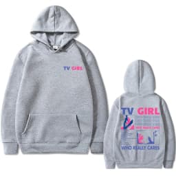 Best Famous TV Girl Who Really Cares Album Print Hoodie Unisex French Exit Hoodies Men Women Gothic Casual Oversized Sweatshirt