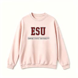 ESU Empire State University Hoodie Sweatshirt Brand New Day Merch Peter Hoodies Unisex Spring and Summer Long Sleeve
