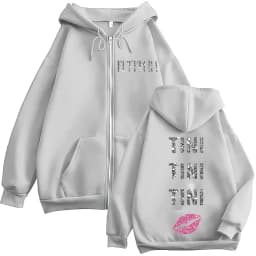 Singer TINI STOESSEL FUTTURA Tour 2025 Zip Up Hoodie Men Women Fashion Harajuku Jacket Sweatshirt Vintage Oversized Zipper Hoody