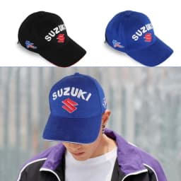 Suzuki Motorcycle Racing Baseball Cap, Men's and Women's Casual and Fashionable Embroidered Curved Brim Sun Hat