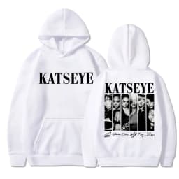 Limted Kpop Katseye Print Hoodies Vintage Trendy Men Women Y2k Hoody Sweatshirt Fleece Oversized Tracksuit Streetwear Fans Gifts