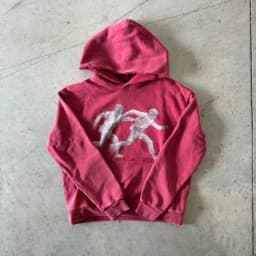 Y2K Vintage Running Figure Hoodie Print Graphic Pullover Sweatshirt Men American Retro Casual Streetwear Unisex Oversize Clothes