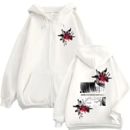 Anime The Summer Hikaru Died Hikaru Yoshiki Eyes Zipper Hoodies Men Women Fashion Zip Up Sweatshirts Long Sleeve Pullover Jacket