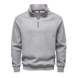 AIOPESIN Brand Men Winter Thermal Sweater Cotton Zipper Slim Fit Thermal Underlayer Top Luxury Soft Shell Pullover Sweatshirt