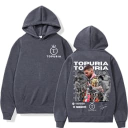 El Matador Ilia Topuria Vintage Graphic Hoodies Men's Clothing Fashion Gothic Oversized Hoodie Casual Fleece Comfort Sweatshirts