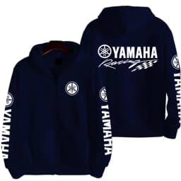 YAMAHA Logo Motorcycle Racing Team Men Zipper Hoodie 2026 New Fashion Women Sweatshirt Spring Autumn Sports Couple Jackets Coat