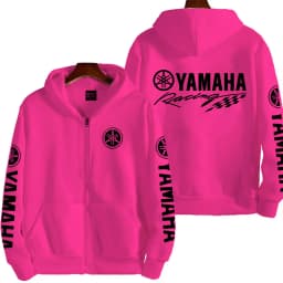 YAMAHA Logo Motorcycle Racing Team Men Zipper Hoodie 2026 New Fashion Women Sweatshirt Spring Autumn Sports Couple Jackets Coat