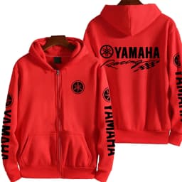 YAMAHA Logo Motorcycle Racing Team Men Zipper Hoodie 2026 New Fashion Women Sweatshirt Spring Autumn Sports Couple Jackets Coat