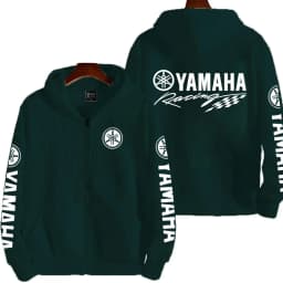YAMAHA Logo Motorcycle Racing Team Men Zipper Hoodie 2026 New Fashion Women Sweatshirt Spring Autumn Sports Couple Jackets Coat