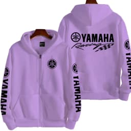 YAMAHA Logo Motorcycle Racing Team Men Zipper Hoodie 2026 New Fashion Women Sweatshirt Spring Autumn Sports Couple Jackets Coat