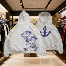 Jojo Bizarre Adventure Patchwork Zip Up Hoodies Men Oversized Embroidery Hoodie Hip Hop Couples Harajuku Y2k Street Sweatshirt