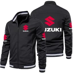 Suzuki Logo Motorcycle Racing Team Men Zipper Jacket 2026 New Sports Male Jackets Coat Spring Autumn Sports Men's Clothes Coats