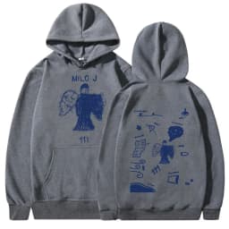 Rapper Milo J 111 Album Merch Hoodies Men's Women Clothing Harajuku Hip Hop Sweatshirts Vintage Long Sleeve Pullovers Streetwear