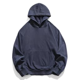 High Quality Vintage Distress Hoodies For Men Siro Spins Double Yarn Couple Sweatshirt Korean Streetwear Hip Hop Pullover Male