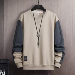 2026 Men Casual Sweatshirt Hoodie Men Harajuku Streetwear Pullover Male Patchwork Loose O-Neck Fashion Hip Hop Hoodies
