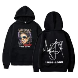 Michael Jackson King of Pop Graphic Hoodie Men Women Vintage Gothic Rock Sweatshirt Male Hip Hop Punk Oversized Pullover Hoodies