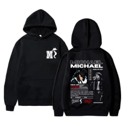 Michael Jackson King of Pop Graphic Hoodie Men Women Vintage Gothic Rock Sweatshirt Male Hip Hop Punk Oversized Pullover Hoodies