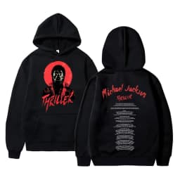 Michael Jackson King of Pop Graphic Hoodie Men Women Vintage Gothic Rock Sweatshirt Male Hip Hop Punk Oversized Pullover Hoodies