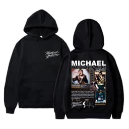 Michael Jackson King of Pop Graphic Hoodie Men Women Vintage Gothic Rock Sweatshirt Male Hip Hop Punk Oversized Pullover Hoodies