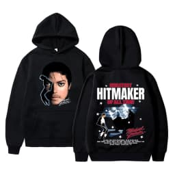 Michael Jackson King of Pop Graphic Hoodie Men Women Vintage Gothic Rock Sweatshirt Male Hip Hop Punk Oversized Pullover Hoodies
