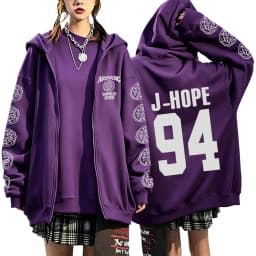 2026 Girls Women’s Men’s Concert Must-Have Y2K Zip Up Hoodie KPOP Street Dance Performance TOP Sports Couple Style Coat