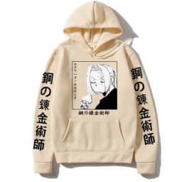 Fullmetal Alchemist Hot Anime Sweatshirt Casual Loose Zip Hoodie Women/Men Manga Pullovers Hip Hop Unisex Zipper Jackets