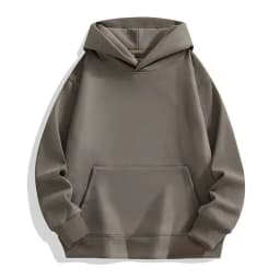 480GSM Winter Men's 100% Cotton Oversized Hoodies No String Casual Streetwear Sporty Hooded Sweatshirts Heavy Fleece Pullovers