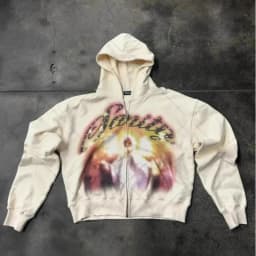 Letter print, hot stamping, hip-hop, personalized street style, men's and women's loose hoodie, zipper sweatshirt, autumn